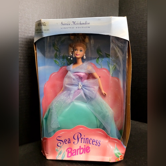1996 Service Merchandise Limited Edition Sea Princess Barbie #15531 - Picture 1 of 11